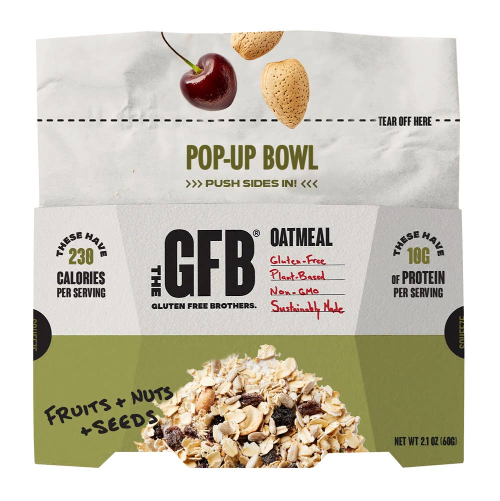 Fruit, Nuts & Seeds Protein Oatmeal Pop-Up Cup